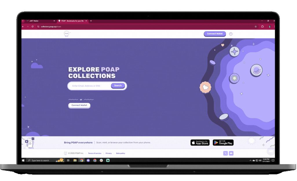 Transferring 1 POAP.gif