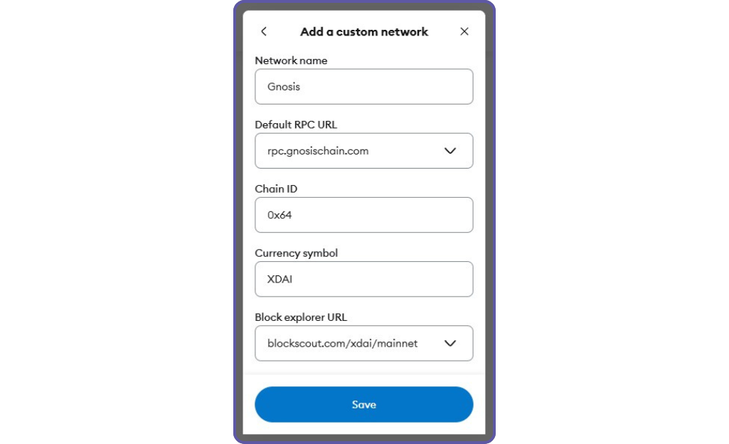 Gnosis network Settings.png